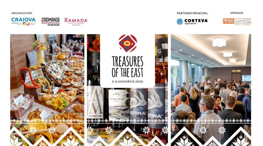 Treasures of the East Craiova 2026 – festival de vin și gastronomie